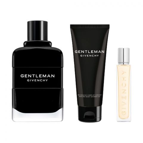 Givenchy Gentlemen Set, For Men, Eau De Parfum 100ml + Shower Gel 75ml + Travel Spray, 12.5ml
