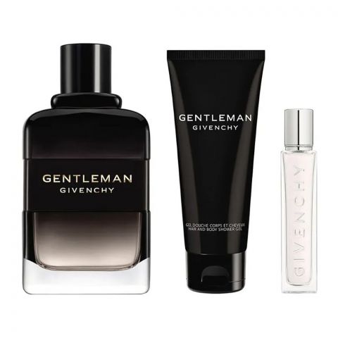 Givenchy Gentlemen Boisee Set, For Men, Eau De Parfum 100ml + Shower Gel 75ml + Travel Spray, 12.5ml