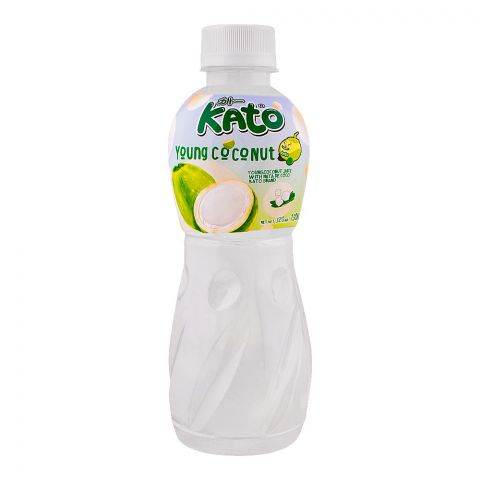 Kato Young Coconut Juice, 320ml Bottle