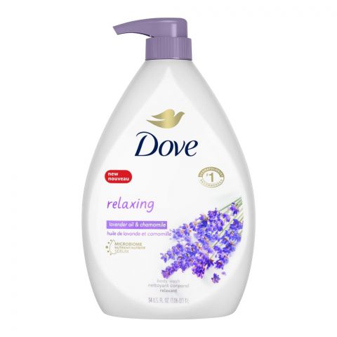 Dove Relaxing Lavender Oil & Chamomile Body Wash, 1 Liter