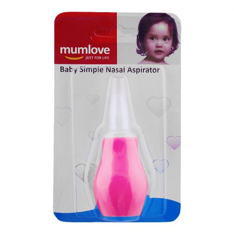 Mum Love Baby Simple Nasal Aspirator, Pink, A1032