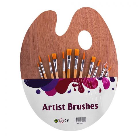 SJ Artist Brush Set, Brown, AR-03