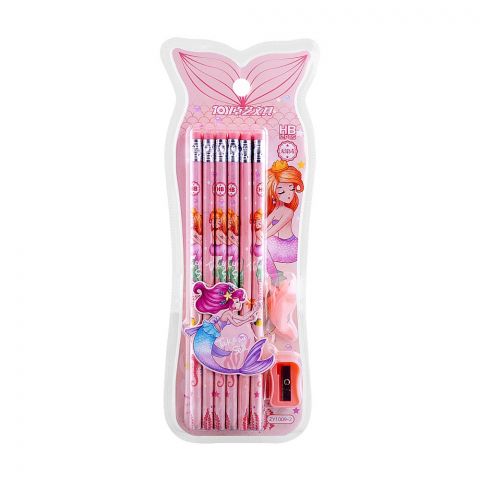 SJ Mermaid Pencil, Pink, ZY1009-2