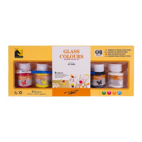 SJ Glass Color, 6-Pack, 8868