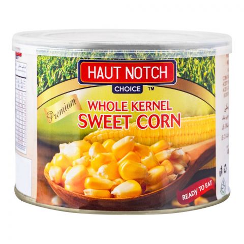Haut Notch Whole Kernel Sweet Corn, 400g Tin