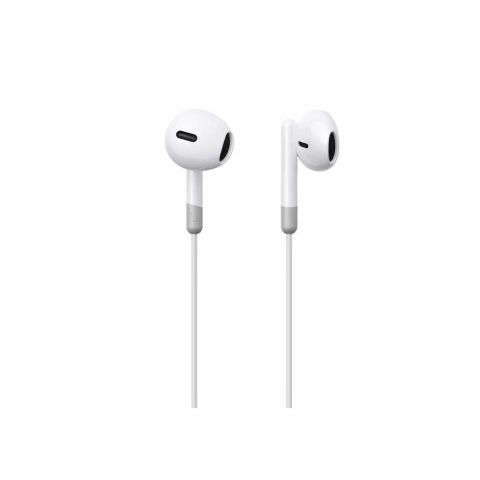 Joyroom Wired Series Half In-Ear Earphones, White, JR-EW01
