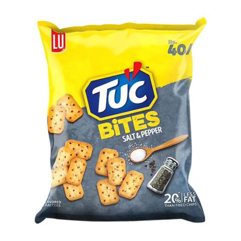 Lu Tuc Bites Salt & Pepper Crackers 27.6gm