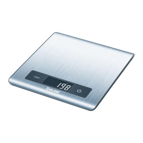 Beurer Wellbeing Stainless Steel LCD Display Kitchen Scale, KS-51