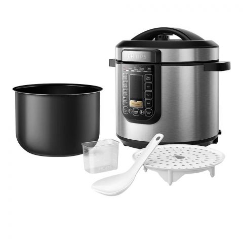Philips 3000 Series Pressurized All-in-One Cooker, 1300W, 6 Liters, HR-2237/73