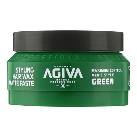 Agiva Professional Hair Styling Wax Green, Matte Paste 03, 90ml
