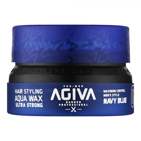 Agiva Professional Ultra Strong Hair Styling 02 Aqua Wax Navy Blue, 155ml