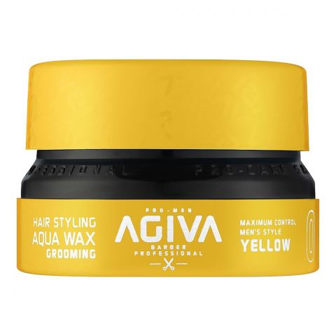 Agiva Professional Hair Styling Wax Yellow, Aqua Grooming 04, 155ml