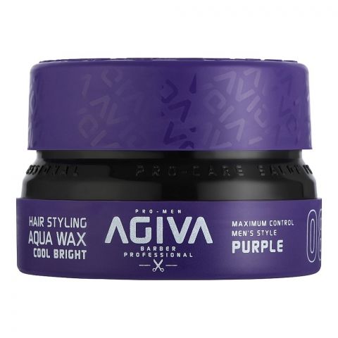 Agiva Professional Hair Styling Aqua Wax Purple, Cool Bright 08, 155ml
