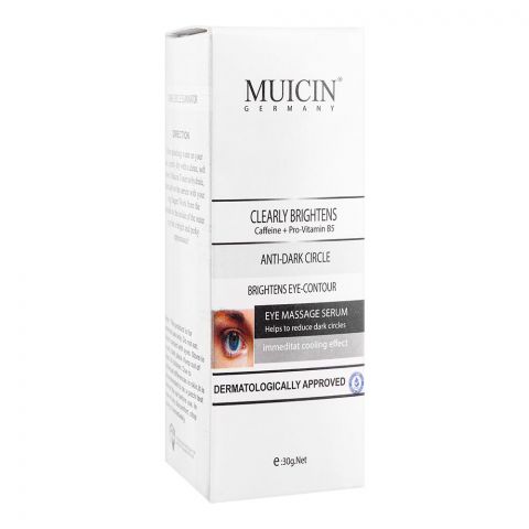 Muicin Caffeine + Pro Vitamin B5 Eye Massage Serum, 30g
