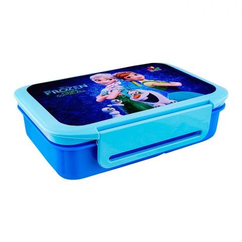 BHS Plastic Frozen Lunch Box, Blue