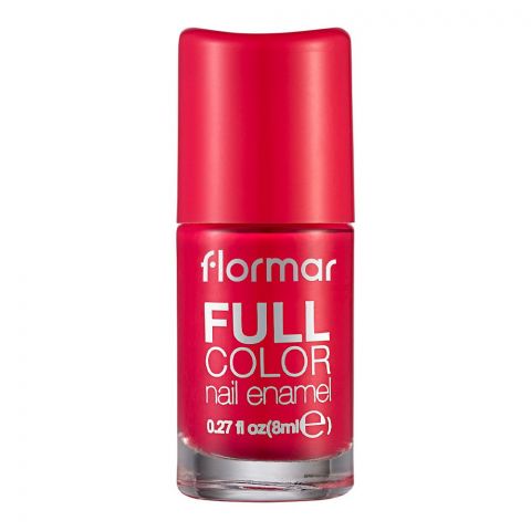 Flormar Full Color Nail Enamel, FC48 Bright Azalea, 8ml