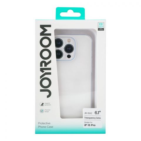 Joyroom T-Transparency Series iPhone 15 Pro 6.1 Inches Protective Phone Case Transparent, JR-15X2