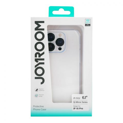 Joyroom Qi Mirror Series iPhone 15 Pro 6.1 Inches Protective Phone Case Transparent, JR-15Q2