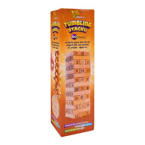 Gamex Cart Tumbling Stack, 60-Pieces, 454-7141