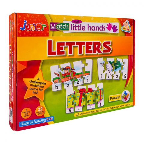 Junior Match With Little Hands Letters, For 3+ Years, 230-2435