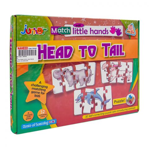 Junior Match With Little Hands Head & Tail, For 3+ Years, 230-2434