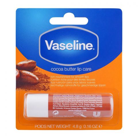 Vaseline Cocoa Butter Lip Care, 4.8g