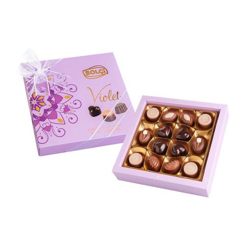 Bolci Assorted Chocolate Violet, 170g Box, ECH275