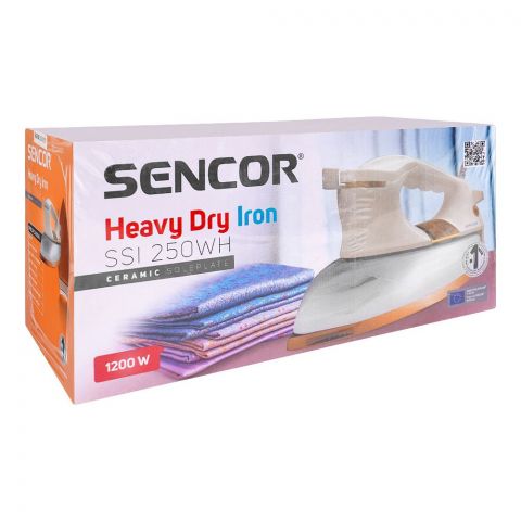 Sencor Heavy Dry Iron, 1200W, SSI-250WH