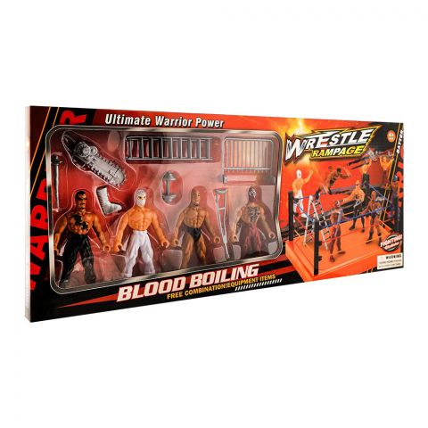 Style Toys Wrestle Rampage Set With Ring, For 4+ Years, 4986-2444