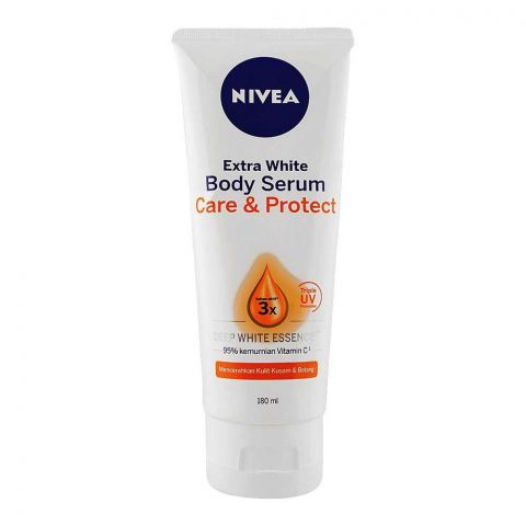 Nivea Care & Protect Extra White Deep White Essence Body Serum, 180ml