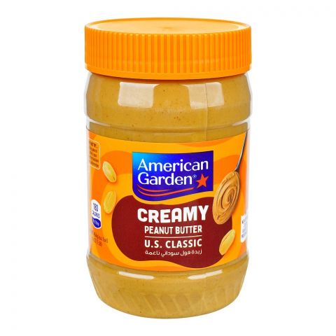 American Garden Peanut Butter Creamy, 454g