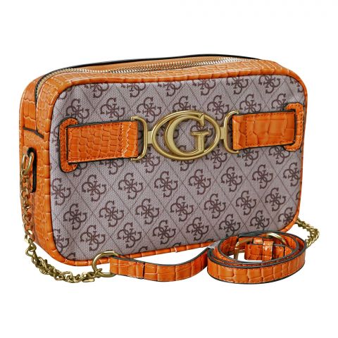 GS Hand Bag, Orange, GV-60111