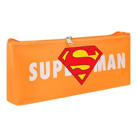 Pencil Pouch Superman, Orange, PP-033