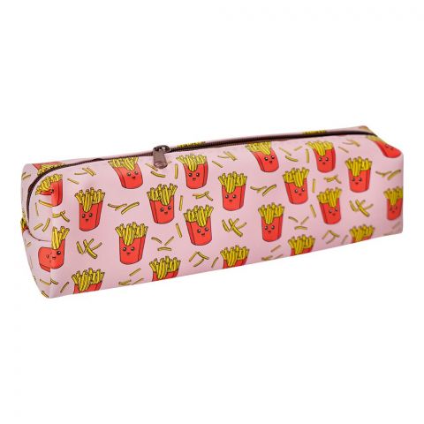 Pencil Pouch Fries, Pink, PP-027