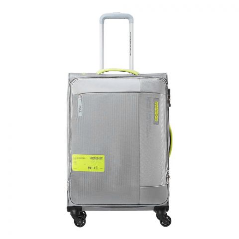 American Tourister Octans 4W Spinner Trolley Bag, 81x51x33.5 cm, Grey