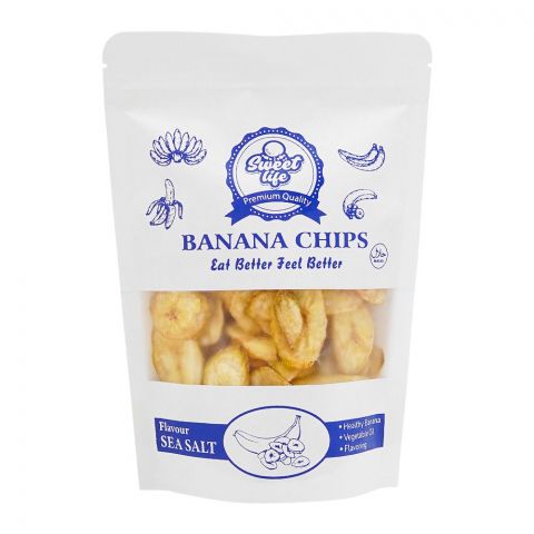 Sweet Life Banana Chips Sea Salt, 95g
