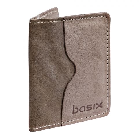 Basix Card Holder, Camel Brown, CH-03