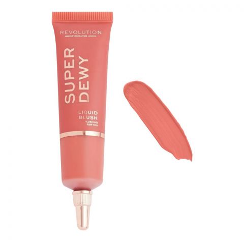 Makeup Revolution Super Dewy Liquid Blush, Flushing For You, 15ml