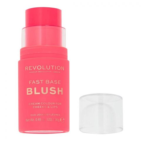 Makeup Revolution Fast Base Blush Stick, Rose, 14g