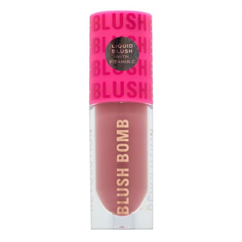Makeup Revolution Blush Bomb Liquid Blush, Rose Lust, 4.6ml