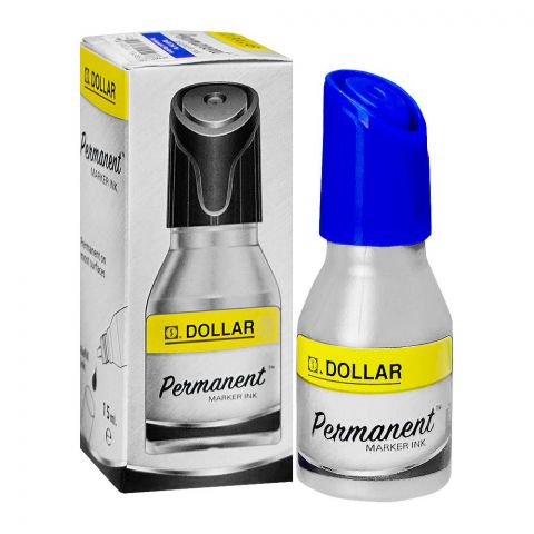 Dollar Permanent Marker Ink Blue, 15ml, IPMP 15