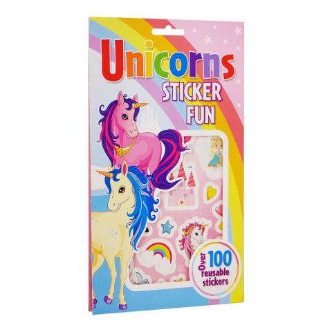 Unicorns Sticker Fun Book, Over 100 Reusable Stickers