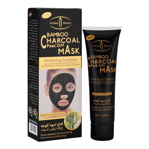 Aichun Beauty Bamboo Charcoal Peel-Off Mask, 120ml