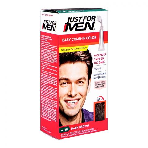 Just For Men Easy Comb-In Color, A-45 Dark Brown