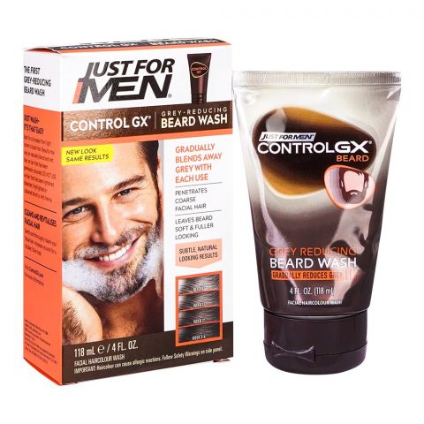 Just For Men Control GX Grey Reducing Beard Wash, 118ml