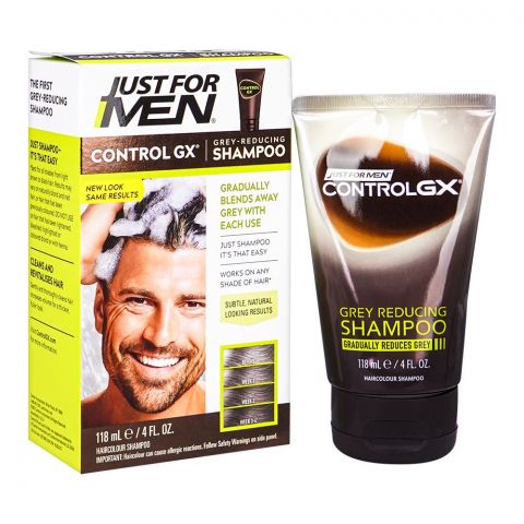 Just For Men Control GX Grey Reducing Shampoo, 118ml