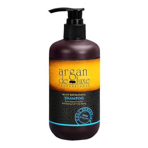 Argan De Luxe Mint Refreshing Shampoo, 300ml