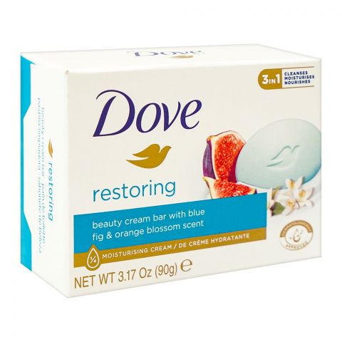 Dove Restoring Beauty Cream Bar With Blue Fig & Orange Blossom, 90g