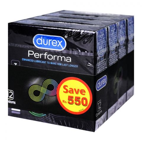 Durex Performa Condom, 4-Pack, Save Rs.550/-