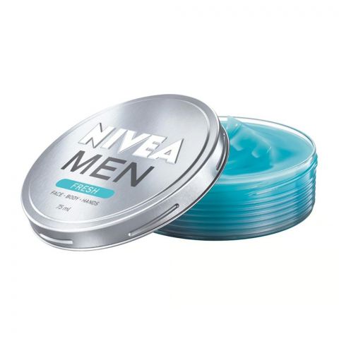 Nivea Men Fresh Face, Body & Hand Cream, 75ml